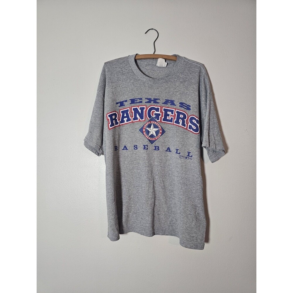 Vintage Hank Aaron Originals Texas Rangers Baseball T-Shirt 90s 50/50 Medium